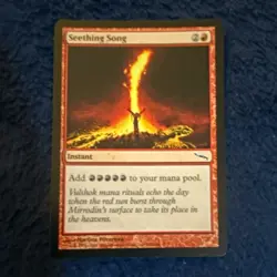MTG Seething Song Mirrodin Common 104 Regular English - Image 1