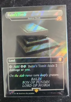 Balin's Tomb (Ancient Tomb) Surge Foil #387 LTC The Lord of the Rings | MTG - Image 1