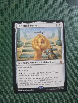 The Mind Stone regular Marvel Super Heroes MTG mythic rare NM - Image 1