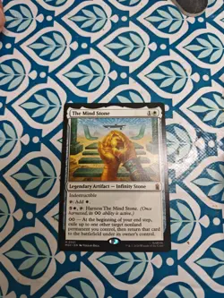 The Mind Stone regular Marvel Super Heroes MTG mythic rare NM - Image 1