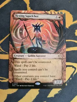 MTG Lorwyn Eclipsed, Hexing Squelcher Showcase Non-Foil, 0317 English, NM/M - Image 1