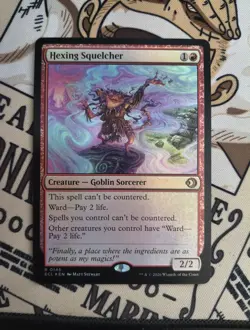 Magic: The Gathering Hexing Squelcher, Lorwyn Eclipsed Rare, Foil, NM/M - Image 1
