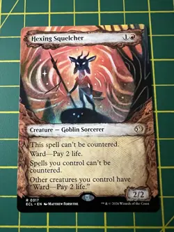 Magic: The Gathering - Hexing Squelcher Borderless - Non Foil - Lorwyn Eclipsed - Image 1