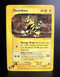 Pokemon TCG - ELECTABUZZ - 76/165 - E-Card Series: Expedition 2002 - NM/MINT - Image 1