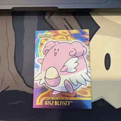 Blissey [Holo] #242 Pokemon 2001 Topps Johto - LP - Image 1