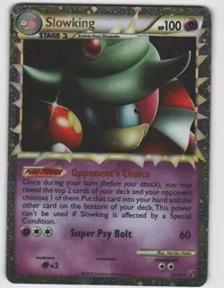 Slowking Prime Rare HGSS Undaunted 85/90 Holo Near Mint Pokemon - Image 1