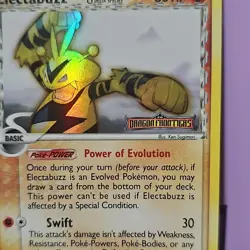 Pokemon TCG Electabuzz 29/101 EX Dragon Frontiers Delta Species Reverse Holo - Image 2