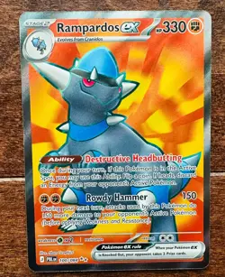 Rampardos EX 100/084 - FULL ART HOLO - Pitch Black - Pokemon - Image 1