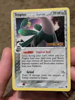 Tropius 23/101 Delta Species Holo Stamped - Pokemon TCG Very LP - Image 1