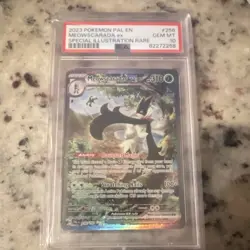 Meowscarada EX 256/193 Special Illustration Rare Pokemon PSA 10 - Image 1