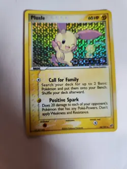 VINTAGE 2005 POKEMON MINUN #41/107 & PLUSLE #44/107 EX DEOXYS STAMPED!!! -NM/LP - Image 5