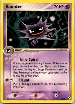 Haunter 35/92 Uncommon Legend Maker Pokemon Near Mint - Image 1