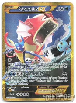 Gyarados EX 123/122 Secret Rare BREAKpoint Pokemon Holo DMG - Image 1