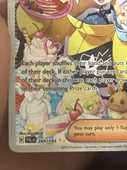 Pokemon TCG Iono 269/193 Full Art Holo Trainer NM/M - Image 5