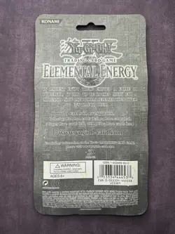 YUGIOH ELEMENTAL ENERGY BLISTER PACK 1ST EDITION SEALED ☝ - Image 2