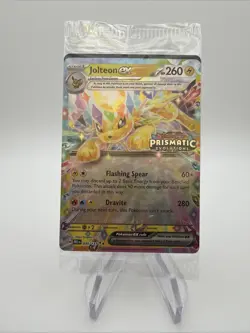 Pokemon- Jolteon ex 030/131- Prismatic Evolutions- Holo Stamped Promo Sealed - Image 1