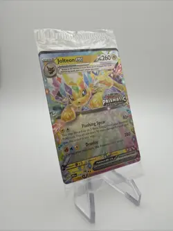 Pokemon- Jolteon ex 030/131- Prismatic Evolutions- Holo Stamped Promo Sealed - Image 2