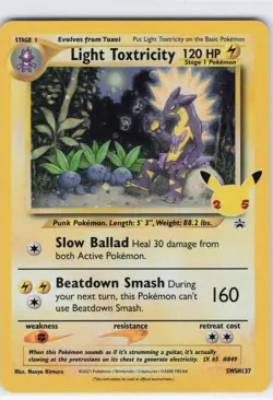 Pokemon - Light Toxtricity - SWSH137 - SWSH: Sword & Shield Promo Cards - Image 1