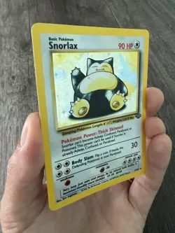 Pokemon TCG Snorlax 11/64 Jungle Unlimited Holo Rare English 1999 90 HP - Image 2