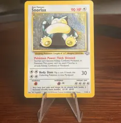 Pokemon TCG Snorlax 11/64 Jungle Holo Rare Unlimited 1999 English MP - Image 1