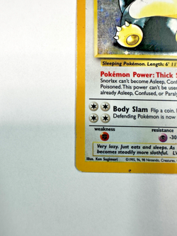 Pokemon TCG Snorlax 11/64 Jungle Holo Rare Unlimited English 90 HP Original Own - Image 2