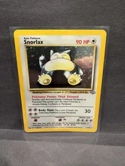 Pokemon TCG Snorlax 11/64 Jungle Holo Rare Unlimited Edition 90 HP - Image 1