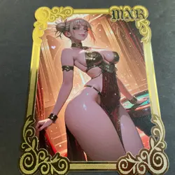 Goddess Story Gold METAL Card - Serial Number #/200! Toga Bikini Anime Girl - Image 4