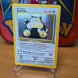 Pokemon TCG Snorlax 11/64 Jungle Holo Rare Unlimited 1999 90HP English - Image 1
