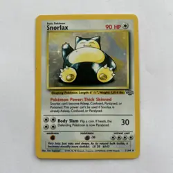 Wizards of the Coast Pokemon TCG Snorlax 11/64 Jungle Holo Rare Unlimited - Image 1