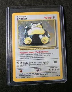 Pokemon TCG Snorlax Jungle 11/64 Holo Unlimited Holo Rare - MP/HP - Image 1