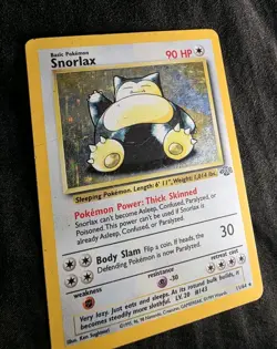Pokemon TCG Snorlax Jungle 11/64 Holo Unlimited Holo Rare - MP/HP - Image 4