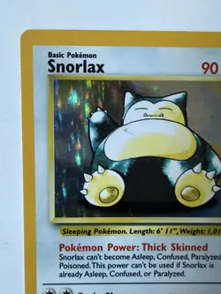 Pokemon TCG Snorlax Jungle 11/64 Holo Unlimited Holo Rare Nice - Image 2