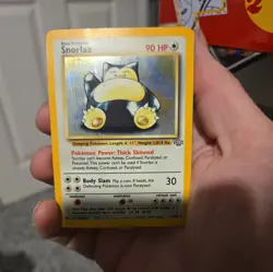 Pokemon TCG Snorlax Jungle 11/64 Holo Unlimited Holo Rare LP #1 - Image 1
