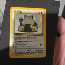 Pokemon TCG Snorlax Jungle 11/64 Holo Unlimited Holo Rare LP #1 - Image 3