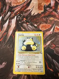 Pokemon TCG Snorlax Jungle 11/64 Holo Unlimited Holo Rare Foreign Hp - Image 1