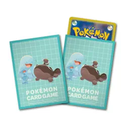 Pokemon TCG Wooper Quagsire Clodsire Japan Exclusive Card Sleeves - Image 1