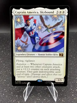 Captain America, Skybound Commander: Marvel Super Heroes Foil - Image 1