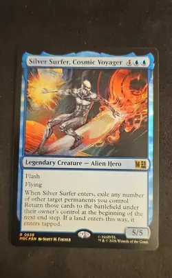Silver Surfer, Cosmic Voyager Commander: Marvel Super Heroes Foil - Image 1