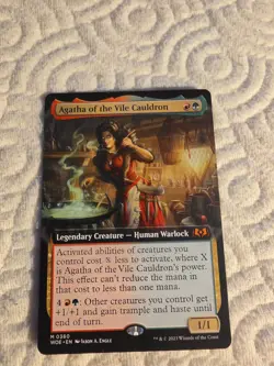 Agatha of the Vile Cauldron (Extended Art) Wilds of Eldraine Regular - Image 1