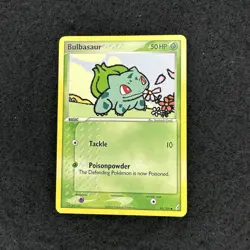 Pokemon Bulbasaur EX Crystal Guardians 45/100 Basic Regular 50 HP Card - Image 1