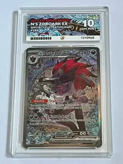 N's Zoroark EX 286/217 SIR - Ascended Heroes - ACE 10 Graded Pokemon Card 2026 - Image 1