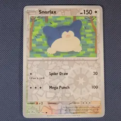 Snorlax 144/191 - Surging Sparks - Common Reverse Holo Pokemon Card - NM - Image 1