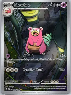 Slowbro 090/084 Illustration Rare Pitch Black Pokemon Holo Near Mint NM - Image 1