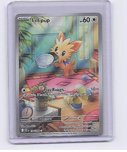 Pokemon Lillipup Illustration Rare Holo 154/086 - Image 1