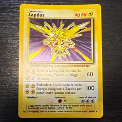 Wizards of the Coast Zapdos Base Set 16/102 Holo Rare Italian 1999 90 HP - Image 1