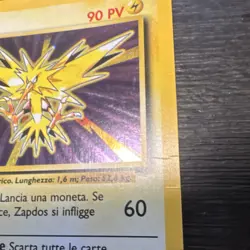 Wizards of the Coast Zapdos Base Set 16/102 Holo Rare Italian 1999 90 HP - Image 3