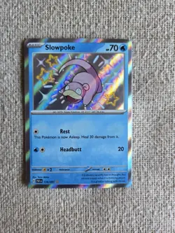 Slowpoke 116/091 Paldean Fates Baby Shiny Pokemon TCG [NM] - Image 1