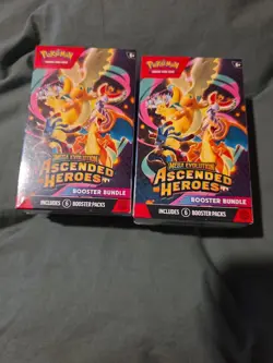Ascended Heroes Booster Bundle X4 Mega Evolution Pokemon TGC Sealed - Image 1
