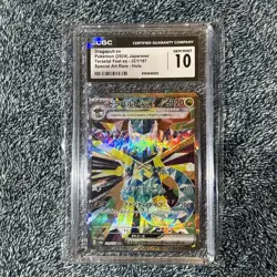 CGC 10 Dragapult ex 221/187 SAR Terastal Festival ex sv8a Pokemon Card - Image 1