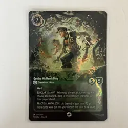 Disney Lorcana *Enchanted* Milo Thatch Getting His Hands Dirty Foil 230/204 - Image 1